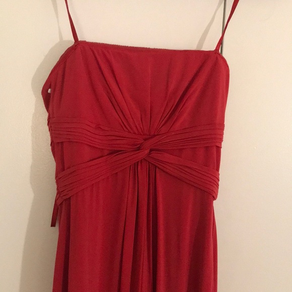 Red Strapless bcbg gown - Picture 2 of 7